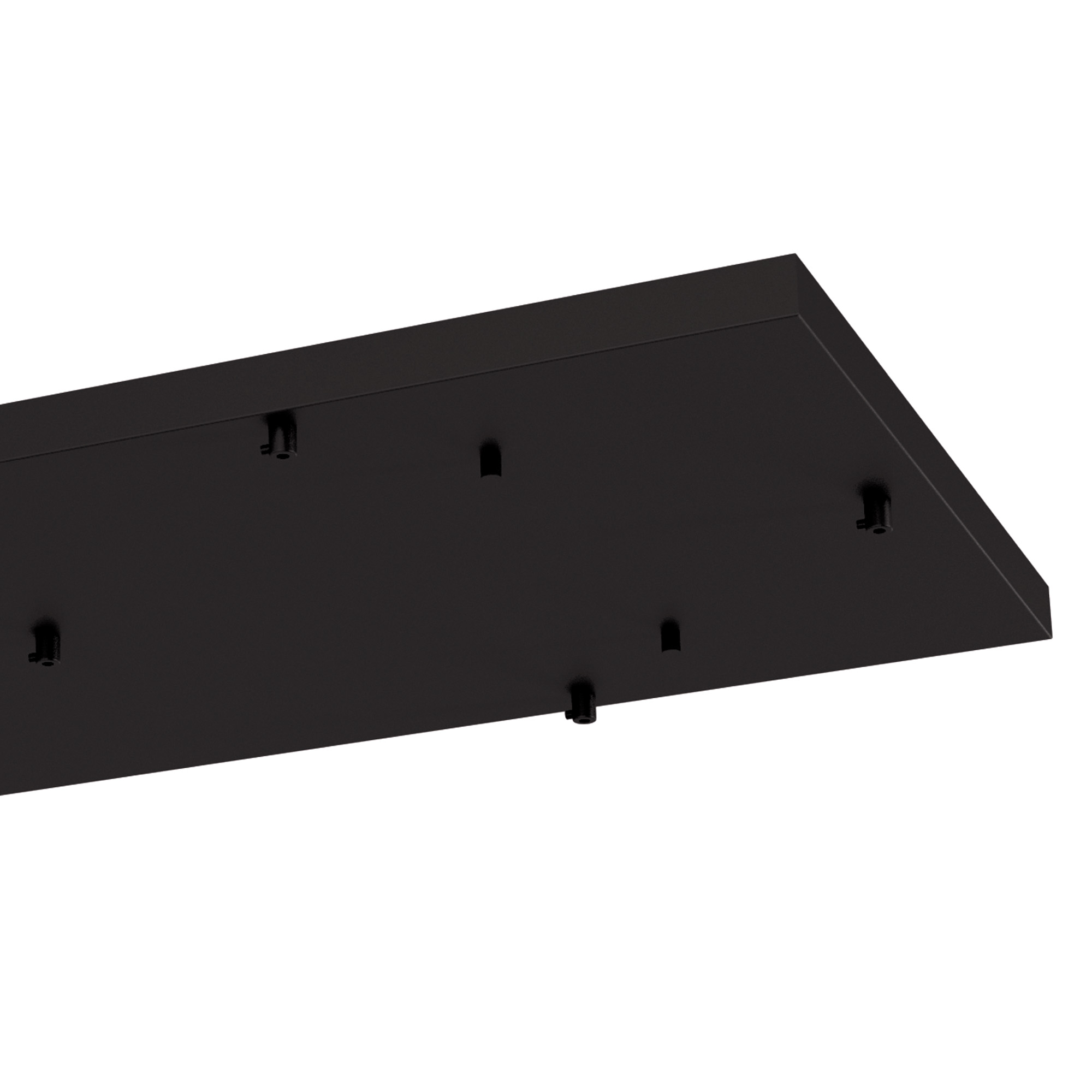 Elsa 7 Hole 940 x 460mm Rectangular Canopy Kit Black M8517  Mantra Elsa